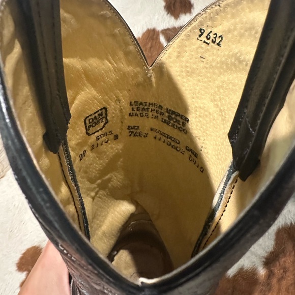 Dan post black leather boots - Picture 5 of 6